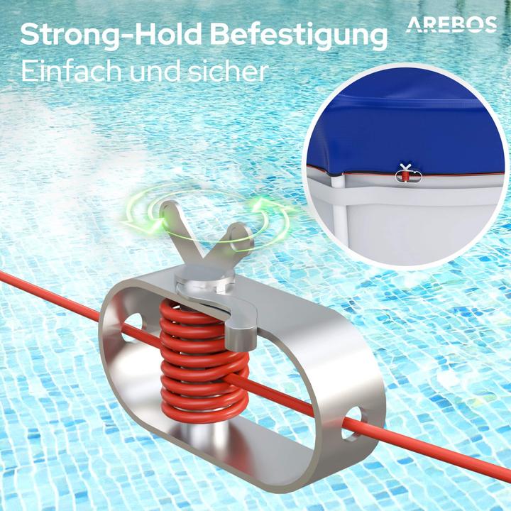 Actual product image Arebos Poolabdeckung