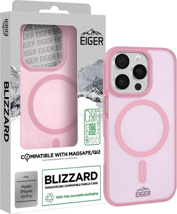 Immagine prodotto Eiger 3m Ultra-Protection Magsafe-Case GRS Blizzard Magsafe Case GRS Pink (Apple iPhone 16 Pro)