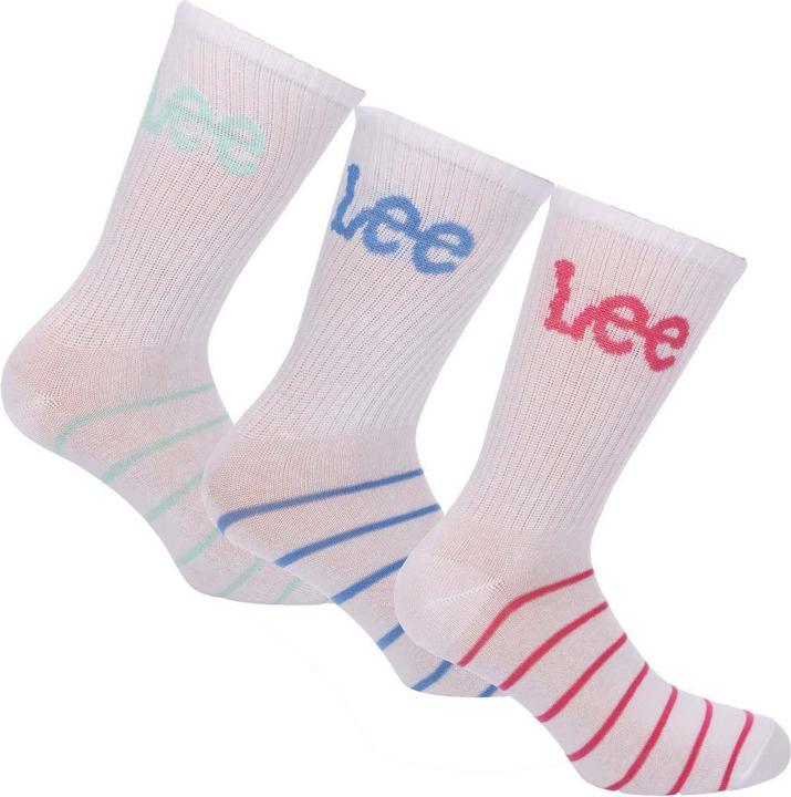 Immagine prodotto Lee Calzini Sportivi Strisce a Contrasto Donna Misura Confezione 3 (confezione da 3, 37 - 40.5)