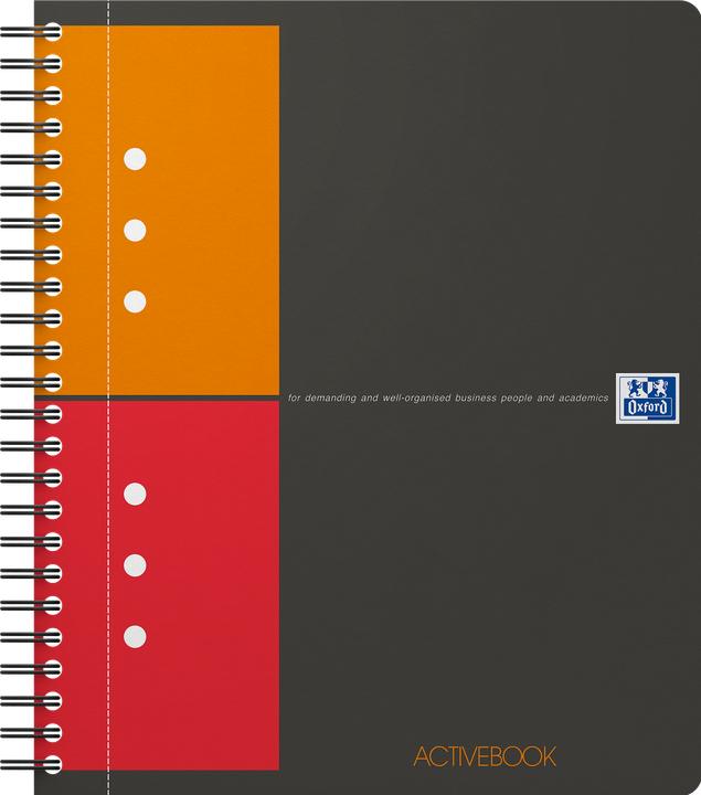 Actual product image Oxford Activebook (A5+, Checked, Soft cover)
