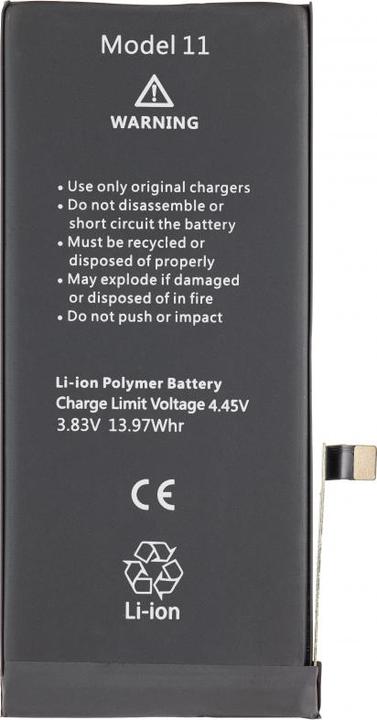 Aftermarket Akku für iPhone 11, 3650mAh High Capacity