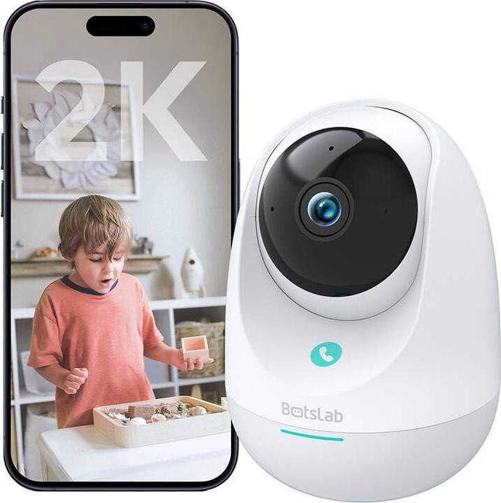 Actual product image Botslab 360° Indoor WiFi Camera 2E Pro C213 3MP (2304 x 1296 Pixels)