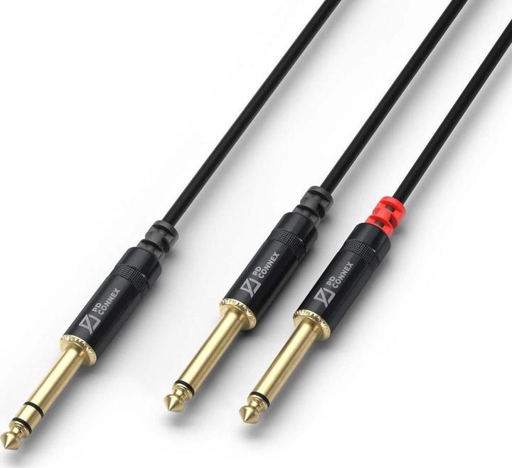 Immagine prodotto PD Connex CX76-1 jack 6,3mm, maschio - jack 6,3mm, maschio 1,5 m (1.50 m, Cavo jack da 6,3 mm)