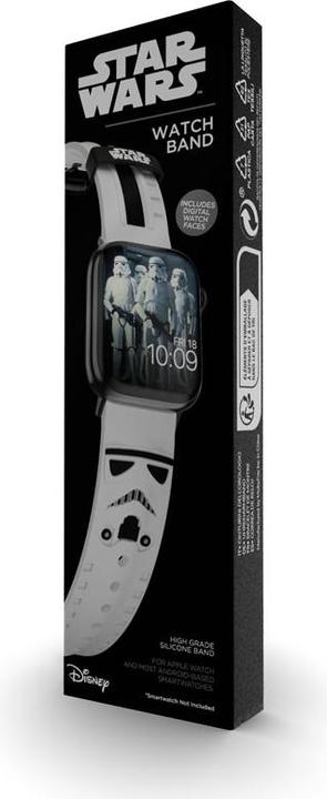 Immagine prodotto Moby Fox Star Wars - Apple Watch Armband 38/40/41/42/44/45/49 mm (Stormtrooper 3D) (Silicone)