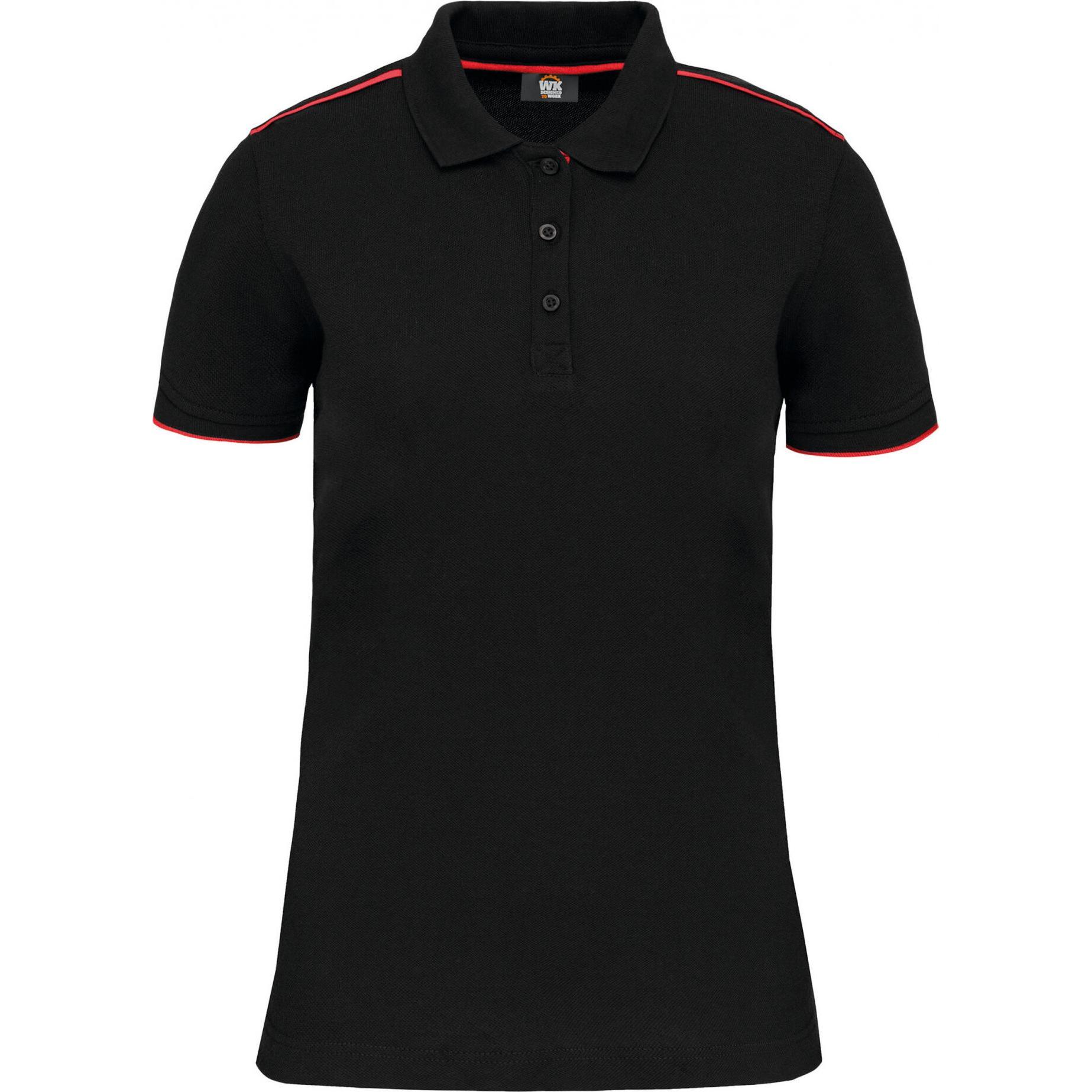 Kariban, Damen, Shirt, DayToDay, Rot, Schwarz, (XL)