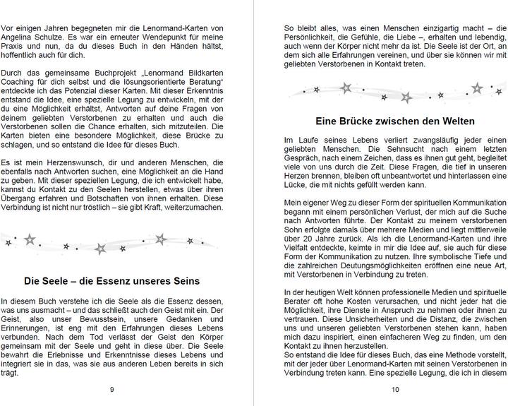 Produktbild Lenormand Karten als Brücke ins Jenseits (Deutsch, Petra Smerling, 2025)