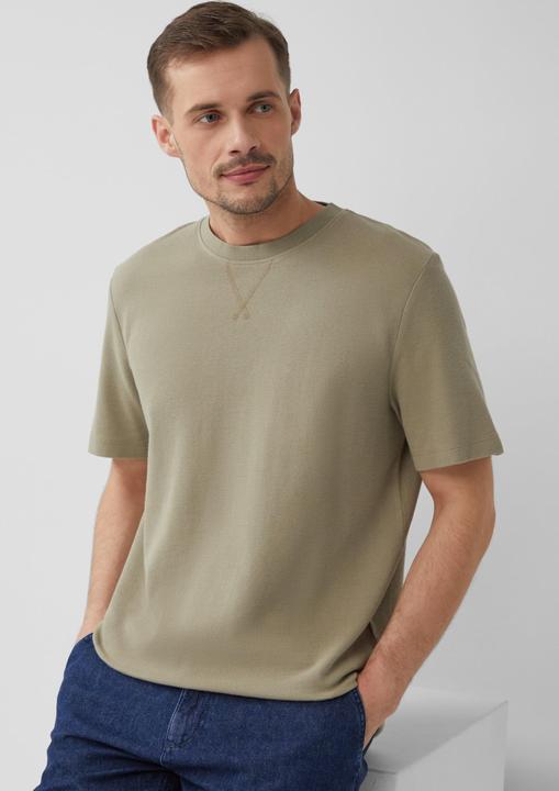 Produktbild S.Oliver T-Shirt Strukturiertes T-Shirt mit Crew Neck (S)