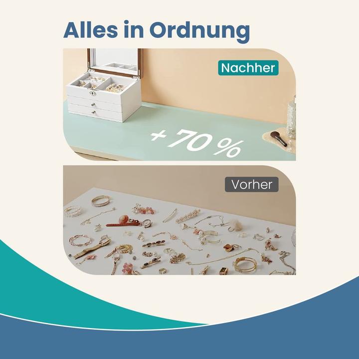 Produktbild Songmics Schmuckschatulle 24 x 18 x 14.5 cm