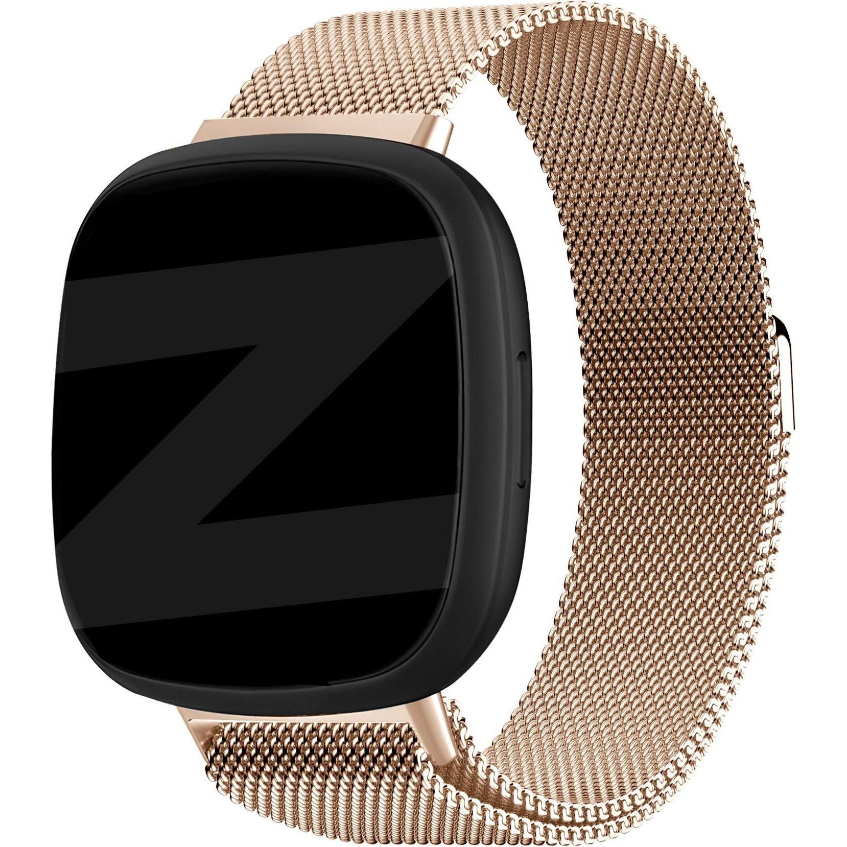 Bandz Armband (Versa 3), Uhrenarmband, Gold, Rosa