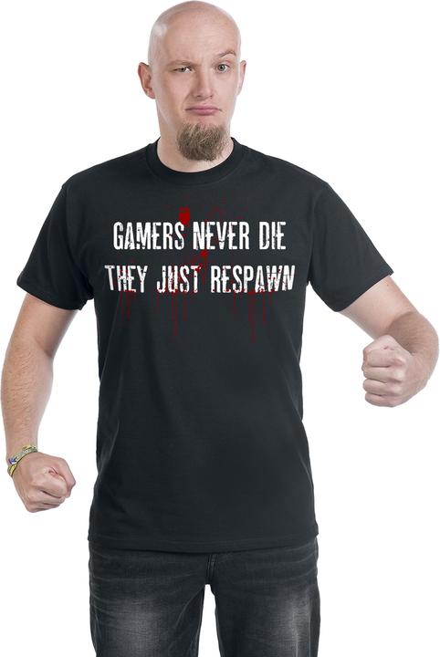 Produktbild Gaming-Sprüche Gamers Never Die (M)