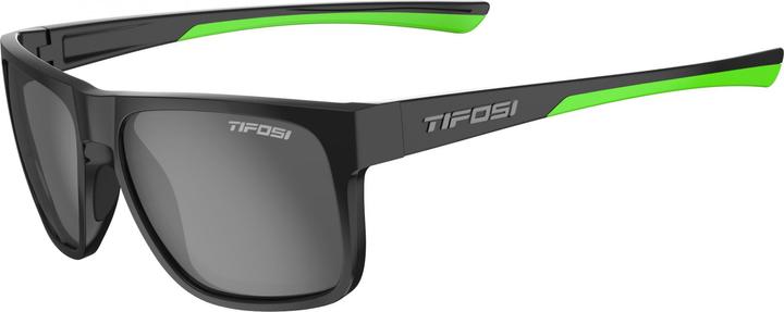 MGA Tifosi Swick Poliarised Satin Black/New Lenses (1 lente fumé 15,4% di trasmissione della luce)