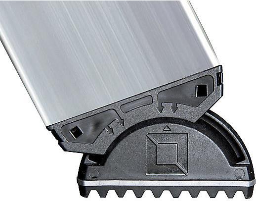 Produktbild Munk Klappleiter 2-teilig mit nivello-Traverse 2x4 Sprossen (Stehleiter, 250 cm)