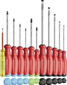 Productafbeelding PB Swiss Tools Schraubenziehersatz PB 38472 (Gleuf, Kruisvormig PZ, TX)