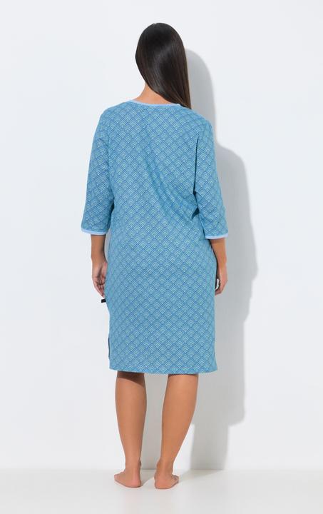 Produktbild Ulla Popken Bigshirts, 2er-Pack, Muster, Rundhals, 3/4-Arm (52)