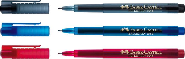 Produktbild Faber-Castell Broadpen 1554 (Blau, 1 x)