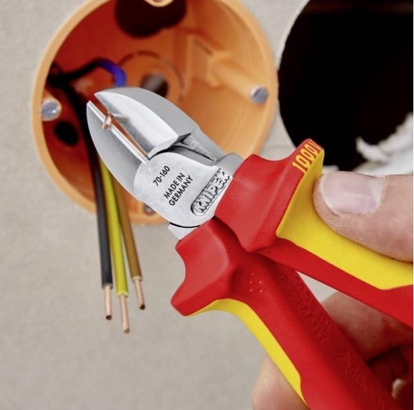 Actual product image Knipex Diagonal Cutter 70 06 160 SB (160 mm)