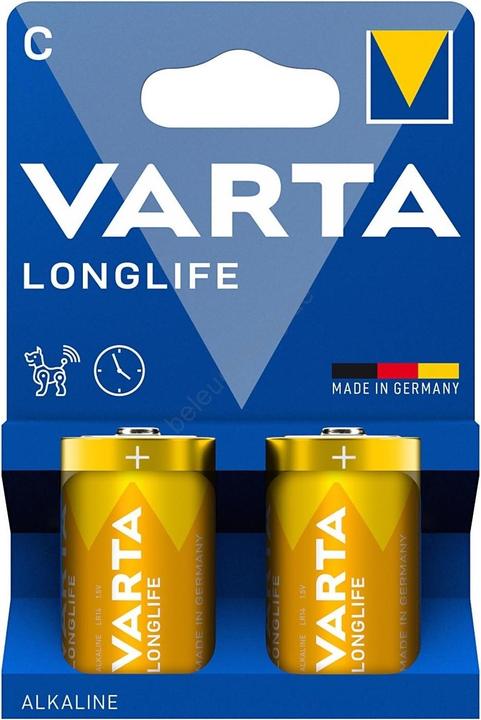Image du produit Varta VAR Longlife C 2er blister (2 pcs, R14, 7600 mAh)