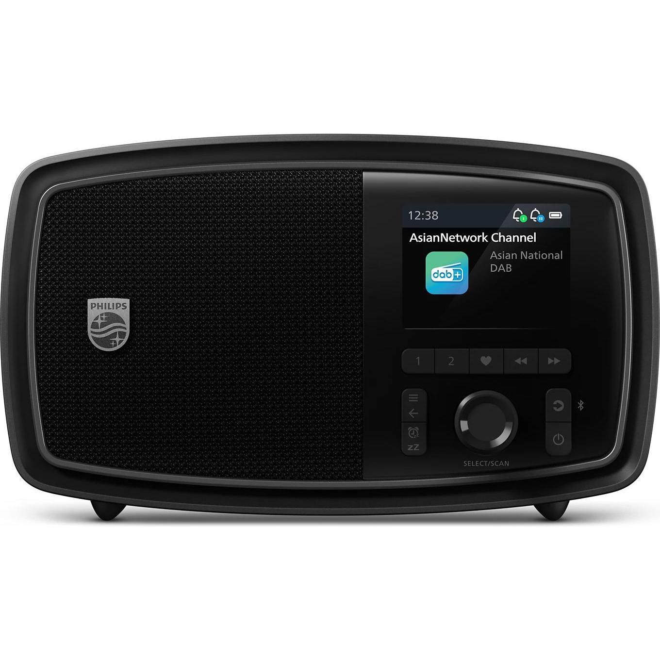 Philips TAV2000DB (DAB, FM, Bluetooth), Radio, Nero
