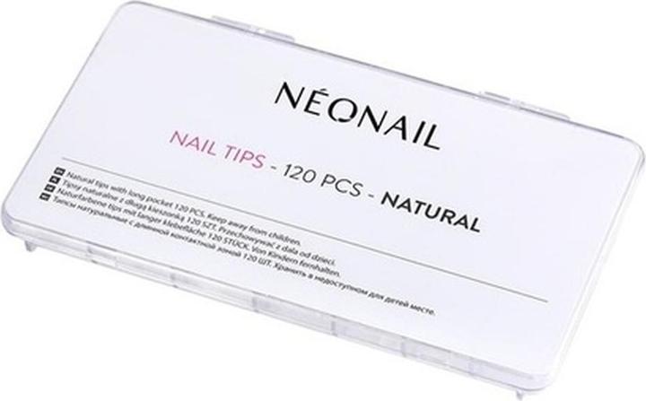 Neonail Nail Tips Natural Nails With Long Pocket 120pcs