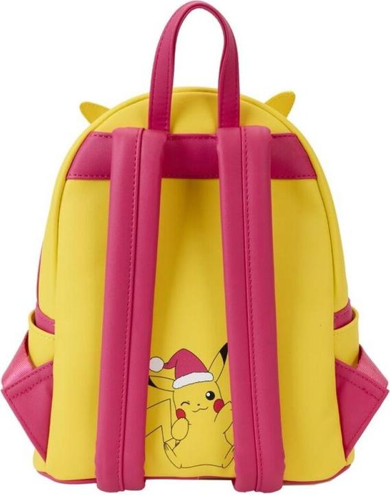 Actual product image Loungefly Pokemon by mini backpack Holiday Pikachu