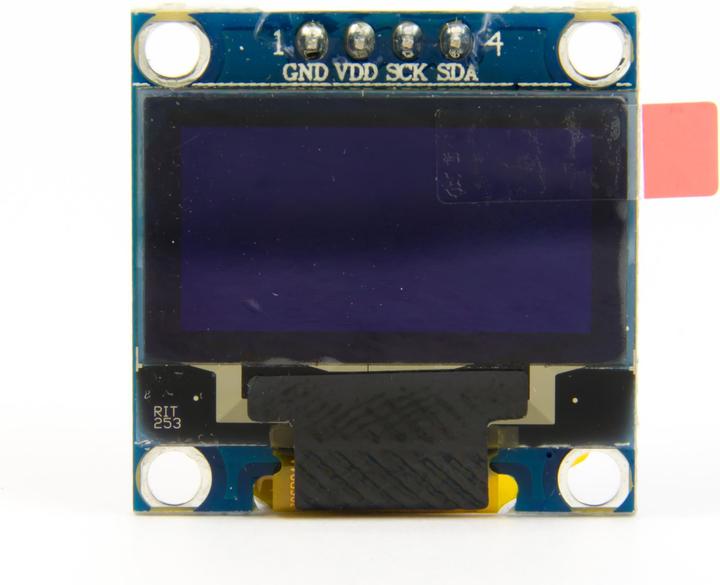 Actual product image Purecrea OLED Display Blue I2c 128x64 0.96"