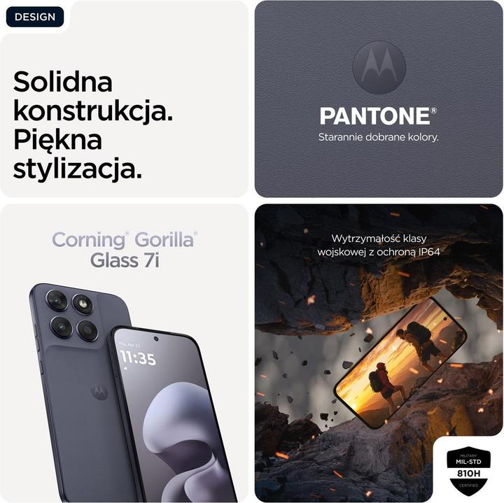 Produktbild Motorola G67 5G 8/128GB Arctic Seal (128 GB, Grau, Pantone Arctic Seal, 6.80", Hybrid Dual SIM, 5G)