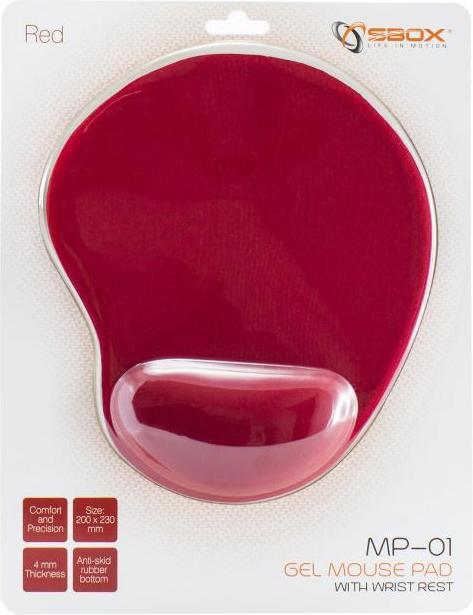 Produktbild Sbox MP-01R red Gel Mouse Pad