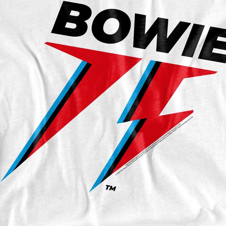 Immagine prodotto David Bowie 75 Maglietta Logo Uomo (M)