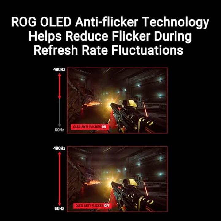 Actual product image ASUS PG27AQDP (2560 x 1440 pixels, 26.50")