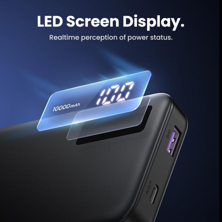 Productafbeelding Ugreen Two-way Fast Charging Power Bank (10000 mAh, 20 W, 72 Wh)