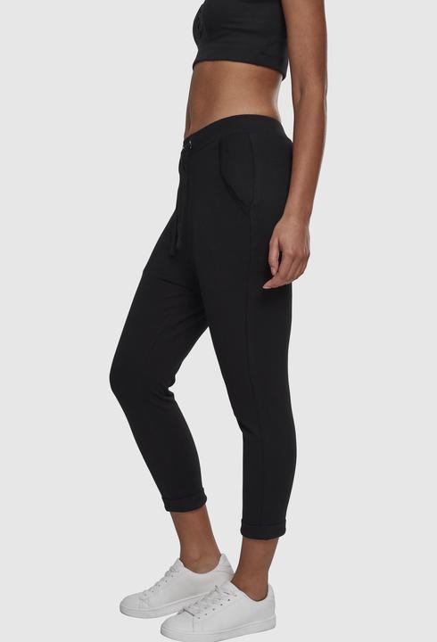 Produktbild Urban Classics Ladies Open Edge Terry Turn Up Pants (M)