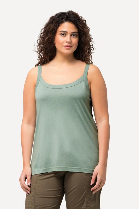 Produktbild Ulla Popken Spaghettitop, Rundhals, Modalmix, ärmellos (50, 52)