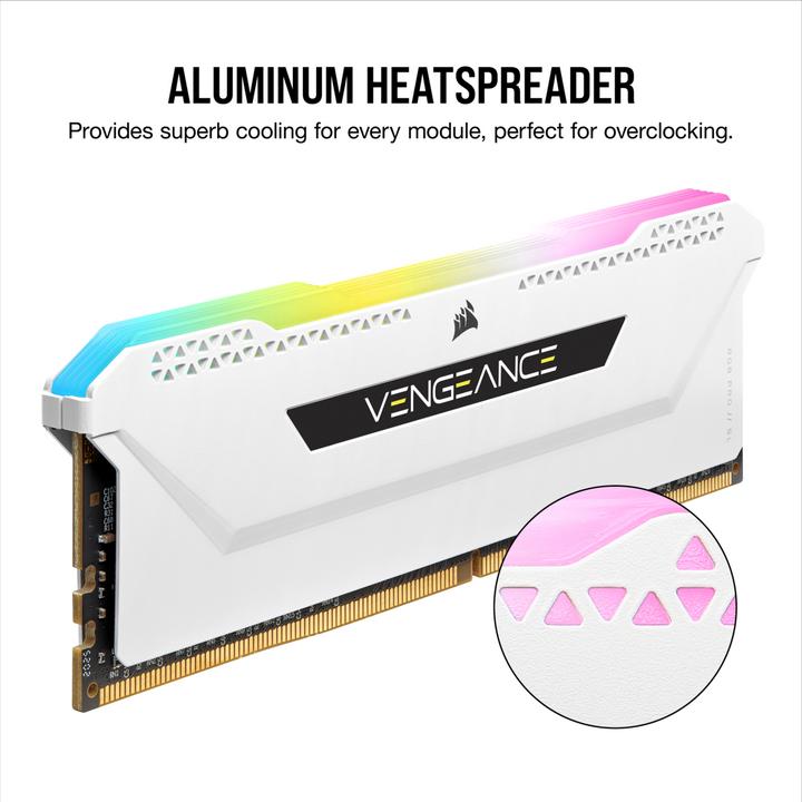 Productafbeelding Corsair Vengeance RGB Pro SL (4 x 8GB, 3600 MHz, DDR4 RAM, DIMM 288 pin)