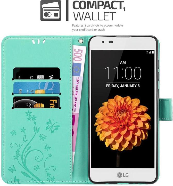 Image du produit Cadorabo Couverture du livre de fleurs (LG K7)