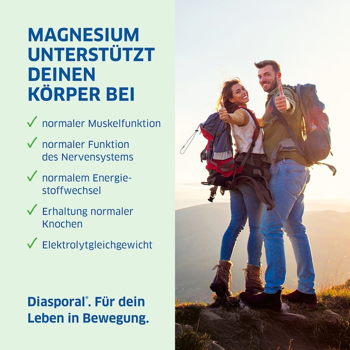 Actual product image magnesium diasporal Magnesium Activ Direct Orange (60 Piece, Beutel, 120 g)