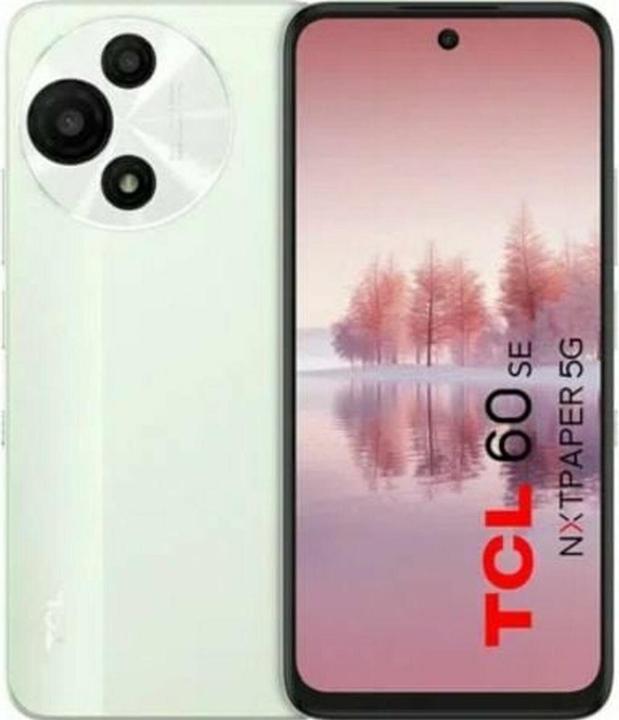 Productafbeelding TCL 60 SE NXTPAPER 5G (256 GB, Mintgroen, 6.70", Dubbele SIM, 5G)