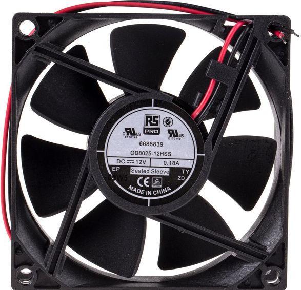 Produktbild RS PRO Lüfter 80x25mm 12Vdc (80 mm)