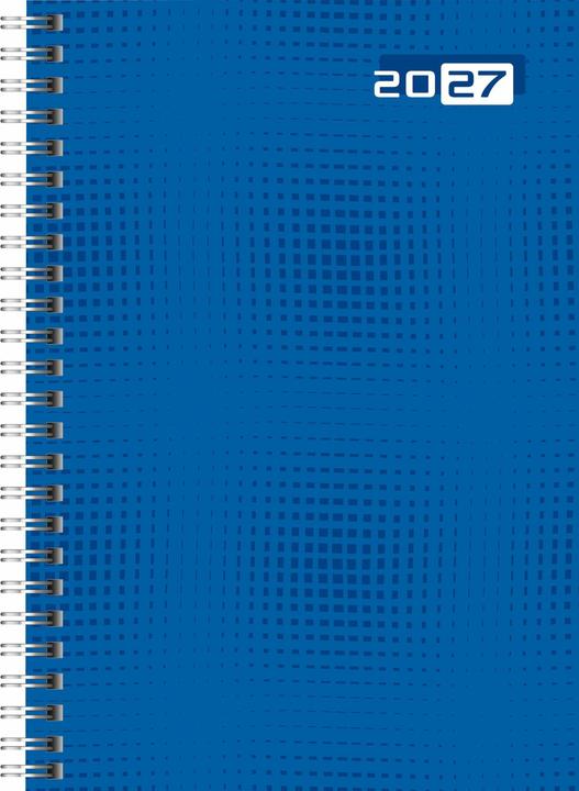 rido/idéWochenkalenderModellfutura2,Grafik-Einband,blau2027 (1 week / 2 pages)