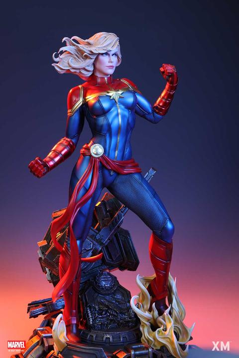 Actual product image XM Studios Marvel Comics "Captain Marvel" 1/4 Statue