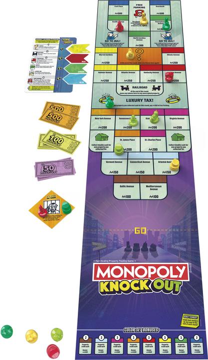 Immagine prodotto Hasbro Monopoly Knockout (Inglese)