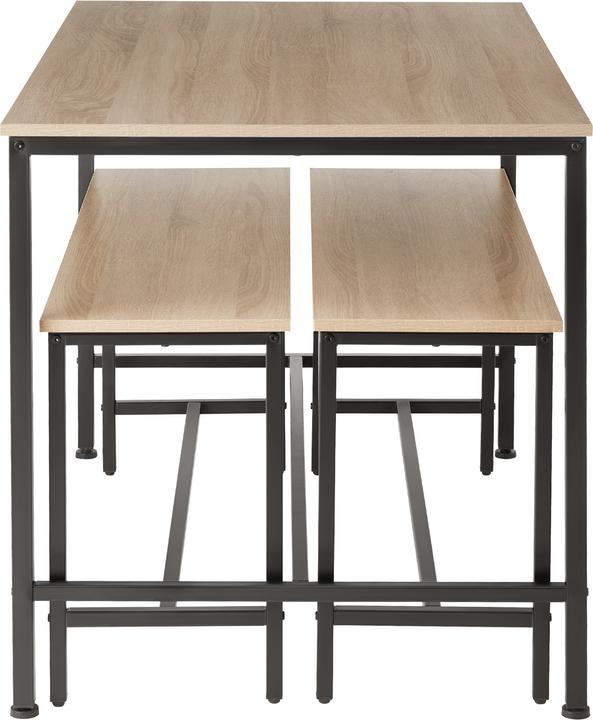 Actual product image tectake Dining table and benches Bolton (MDF)