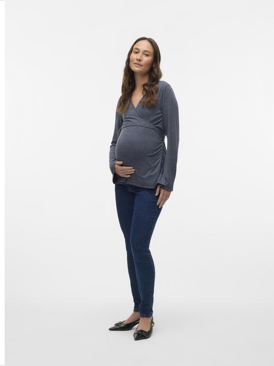 Produktbild Mamalicious Normal geschnitten V-Ausschnitt Top Bluse (XXL)