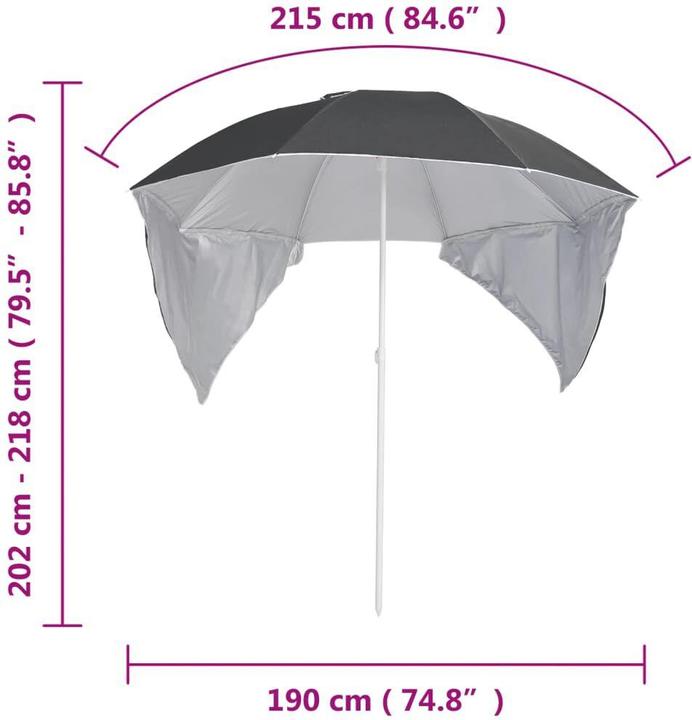 Immagine prodotto vidaXL Strandschirm (1.90 m)