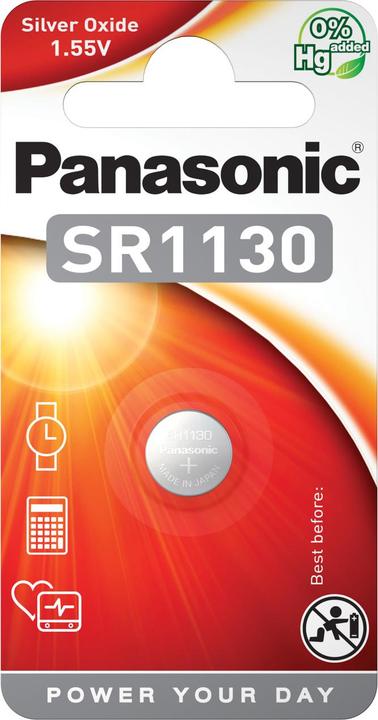 Actual product image Panasonic SR1130 (1 pcs., SR54, 82 mAh)