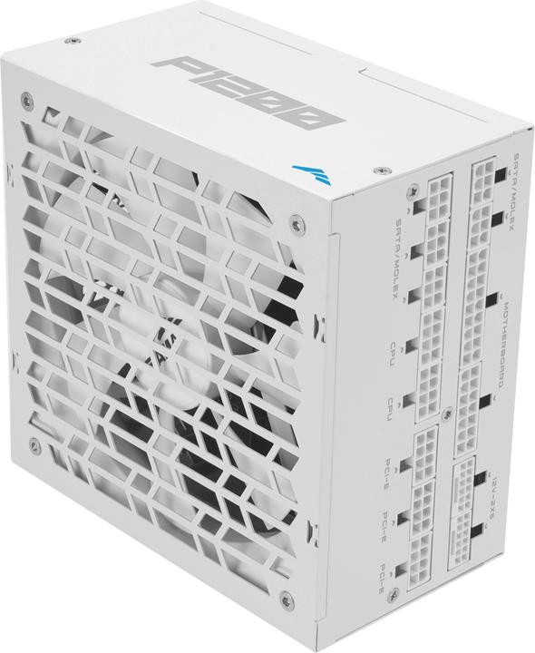 Actual product image Deepcool SAMA Gears P1200 White 80+ Platinum, ATX 3.1 (1200 W)