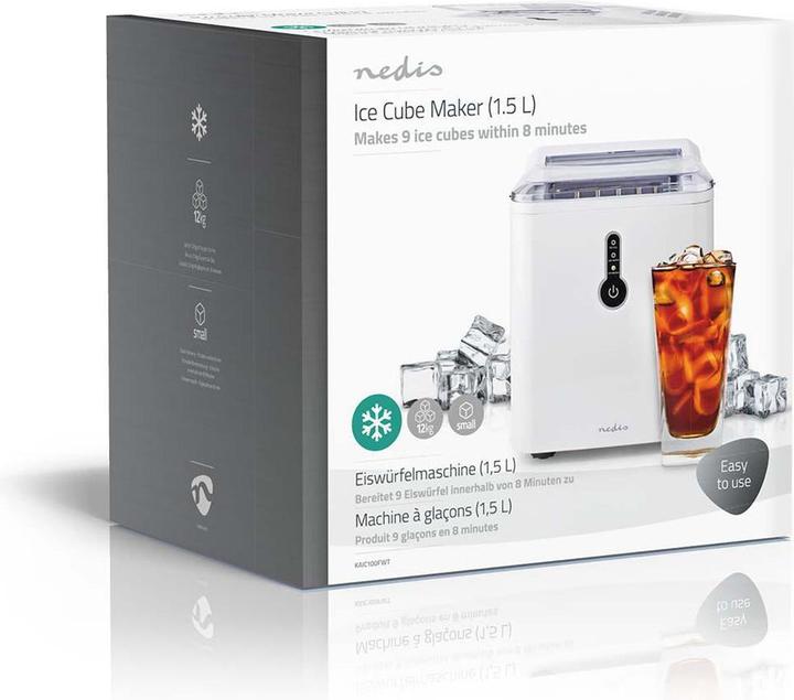 Produktbild Nedis Eiswürfelmaschine KAIC100FWT