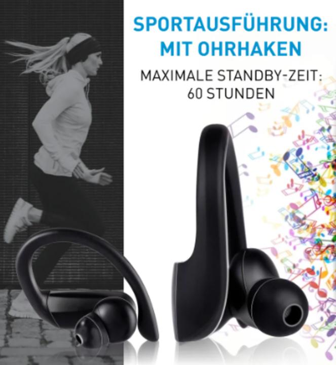 Actual product image Grundig Earbuds Sport TWS 300mAh BT (No noise cancellation, 2 h, Wireless)