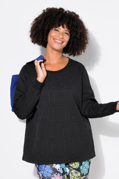 Produktbild Angel of Style Sweatshirt, Buchstaben-Struktur (48)