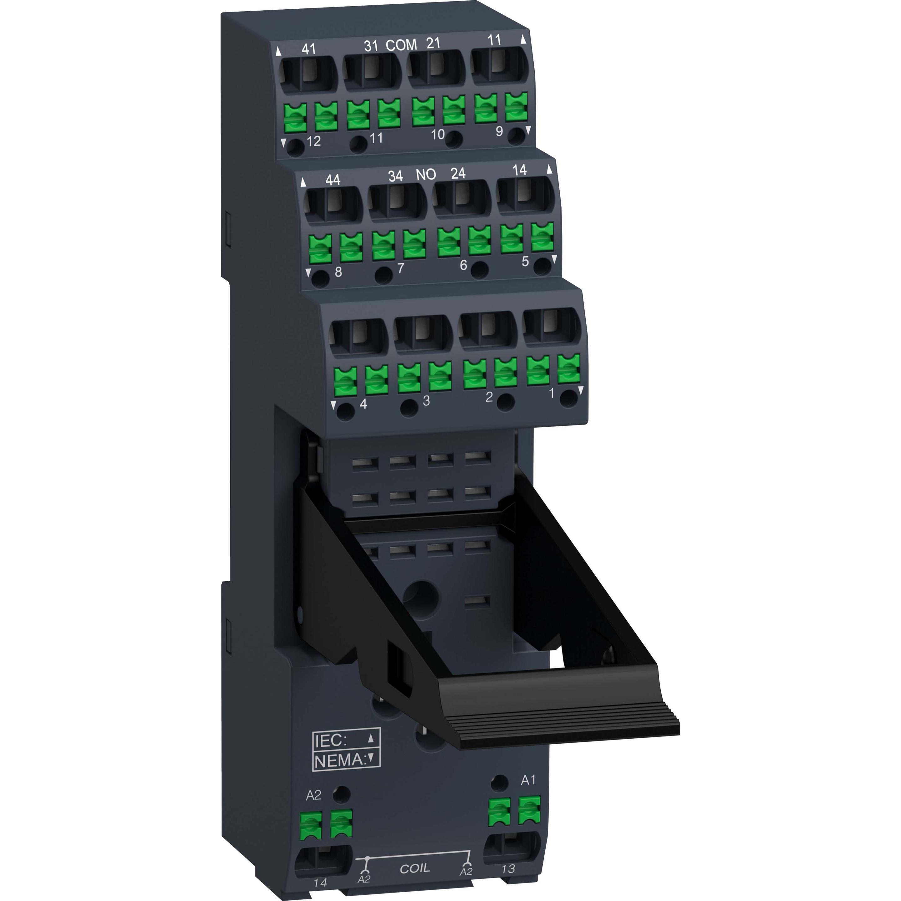 10x APC, Zubehör Steuerungstechnik, Relaissockel, 12A, 300V, Schnellklemmblöcke (Relaissockel)