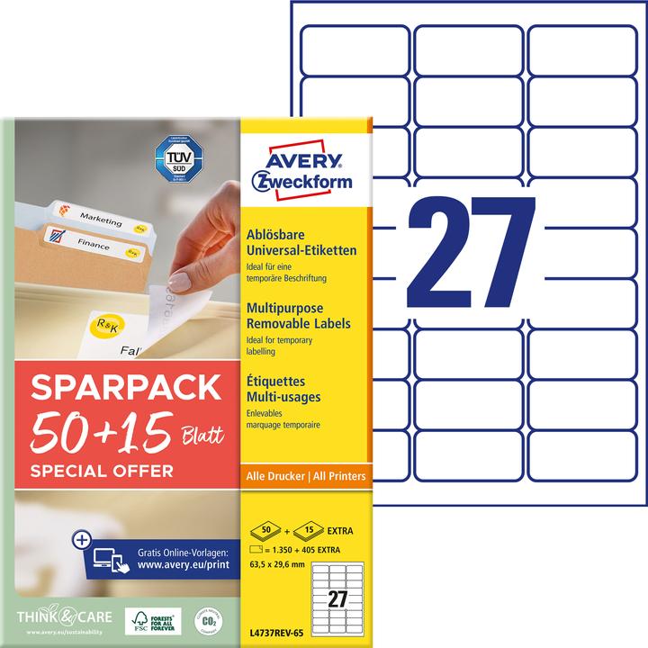 Productafbeelding Avery Universele etiketten
